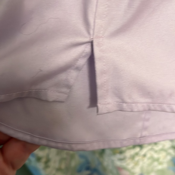 Lands’ End Lavender 100% no iron cotton blouse size 18W NWT - Picture 5 of 6